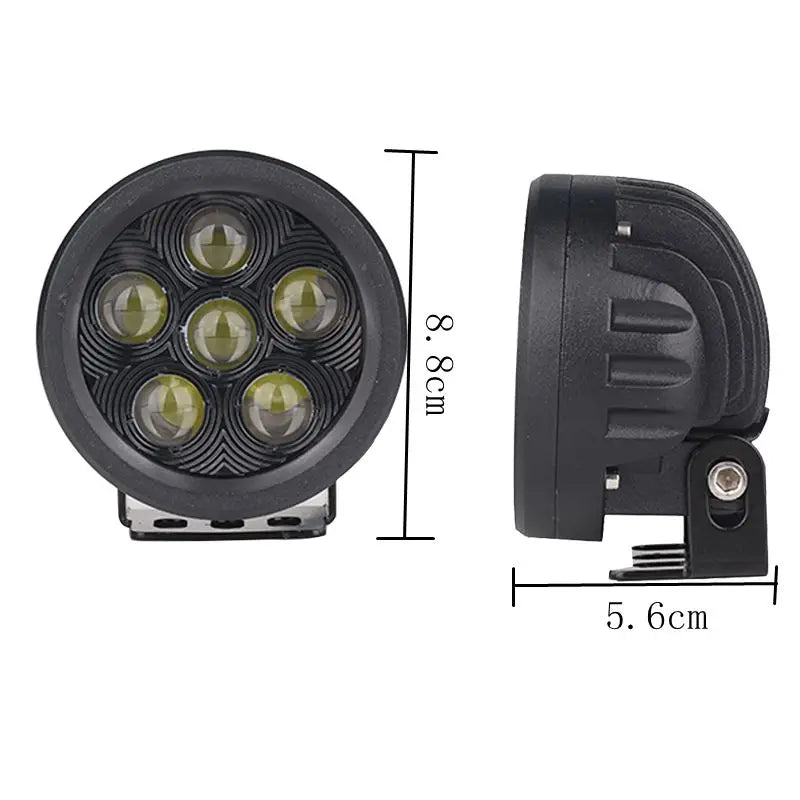 4inch 72W Car Light Assembly Fog Light Driving Light for Truck Led Work Light Bar for OffRoad Tractor SUV Boat 12V
