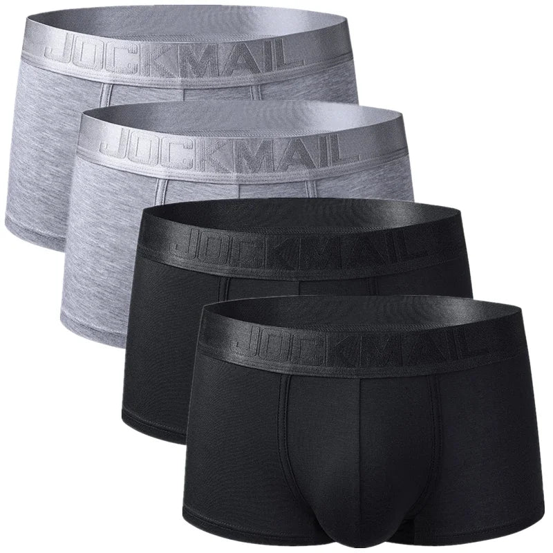 4PCS Male Panties Men Underwear Boxers Briefs Men Ropa Interior Hombre Calzoncillos Breathable Hombre Modal Cuecas Mascilinas