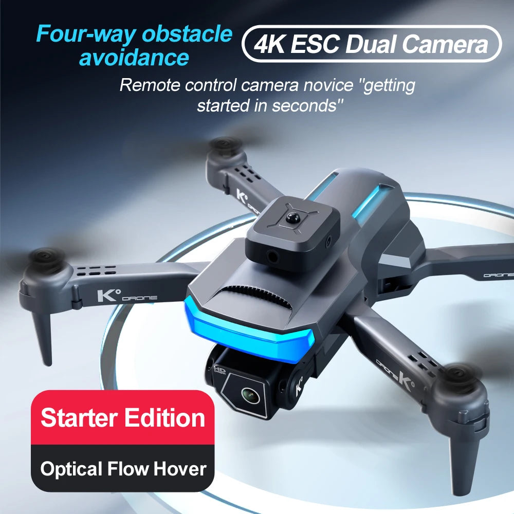 Aerial Photography Drone K° HD Dual-Lens 4K Aerial Photography Multi-Rotor Optical Flow Positioning RC Dron Toy Quadcopter drone