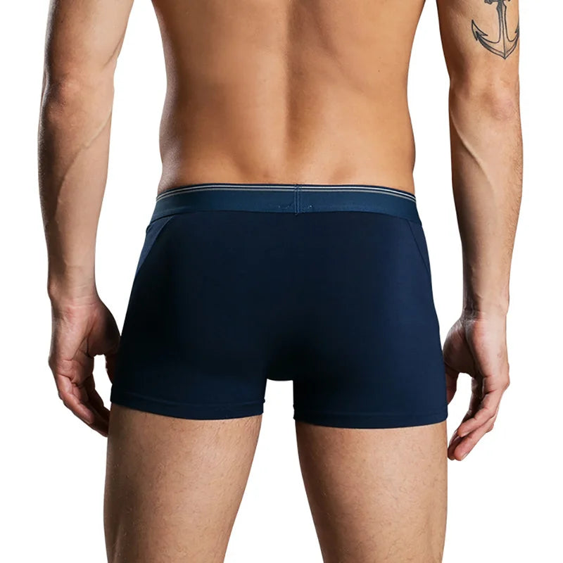 3PCS/Lots Men Cotton Underwear Seamless Boxer Shorts Cuecas Panties 3XL Breathable Boxershorts Ropa Interior Hombre Underpants