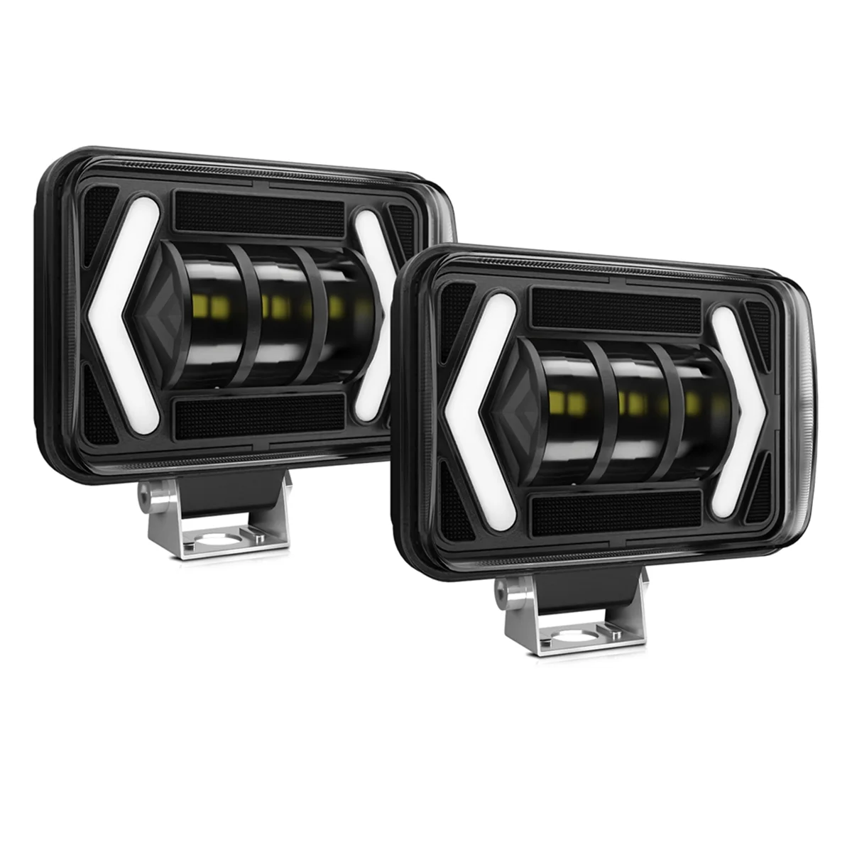 4.5 Inch LED Light Pods Offroad LED Driving Light 80W 8000LM Spot Light Turn Signal Light Work Light for Truck ATV UTV