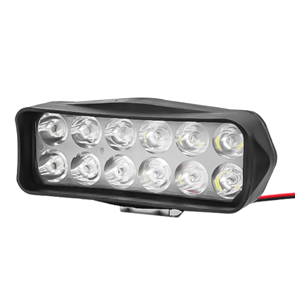 8/12/16 LED Car Work Light High Bright Spotlight Universal Offroad Motorcycles Auto Truck Driving Fog Headlights DRL Lamp 12V