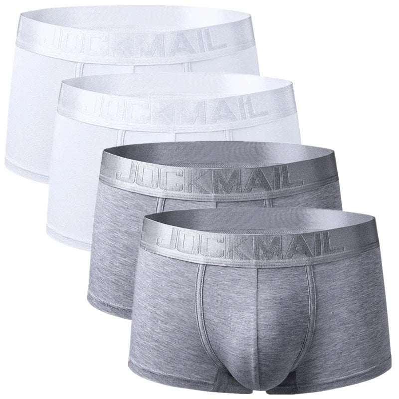 4PCS Male Panties Men Underwear Boxers Briefs Men Ropa Interior Hombre Calzoncillos Breathable Hombre Modal Cuecas Mascilinas