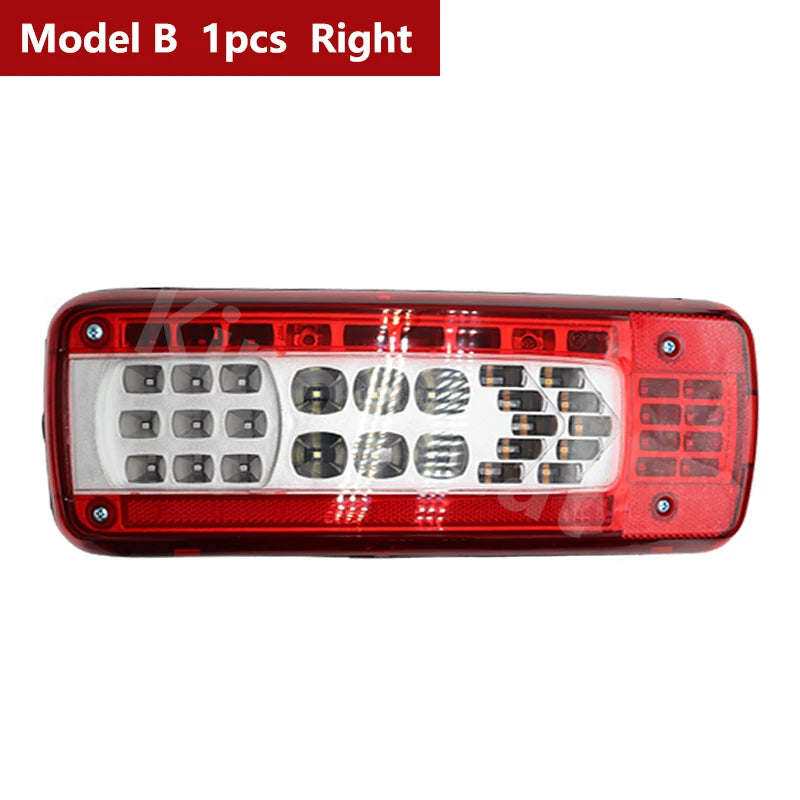 2PCS Pair 24V LED Truck Trailer Tail Lamp 82849894/84195505 82849925/84195519 For Volvo Truck FH16 FH13 FH 460 FMX 500