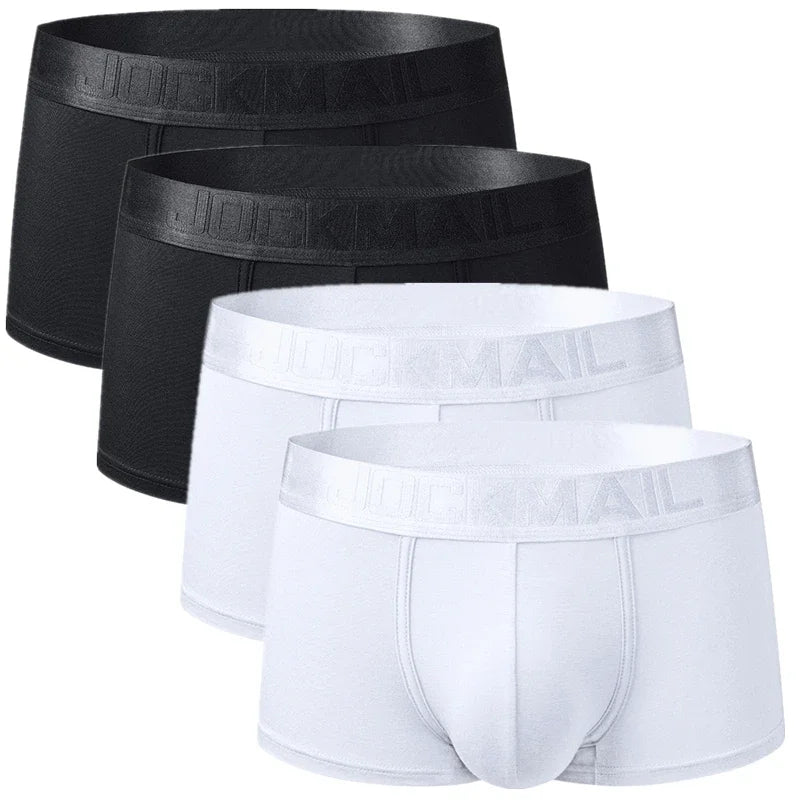 4PCS Boxer Male Panties Men Underwear Boxershorts Ropa Interior Hombre Calzoncillos Breathable Hombre Modal Cuecas Mascilinas