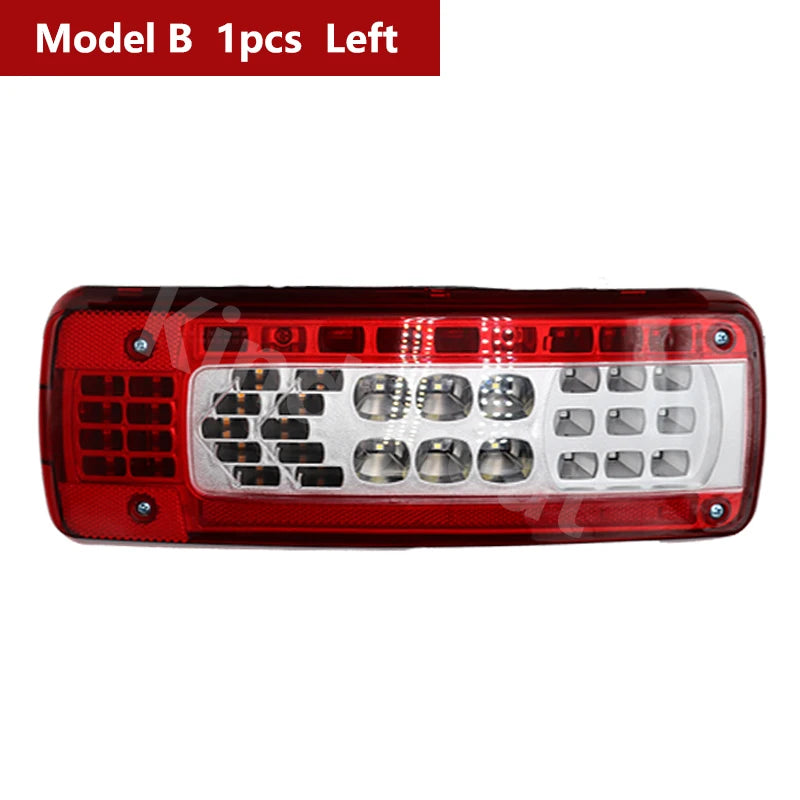 2PCS Pair 24V LED Truck Trailer Tail Lamp 82849894/84195505 82849925/84195519 For Volvo Truck FH16 FH13 FH 460 FMX 500