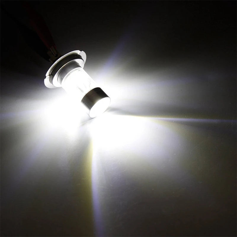 2PCS H4 LED Bulb White Car Motorcycle Headlight High Power 8000K Fog Light Driving Bulb 1800LM Headlight Bulb for Car Truck
