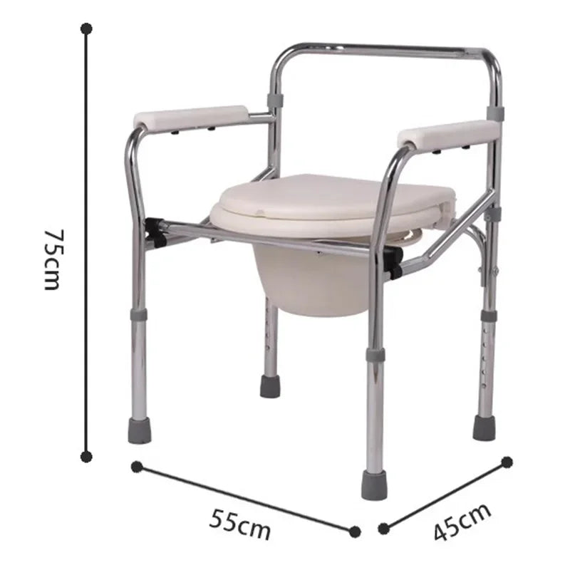 Bedside Potty Chairs Adult Bath Chair Bathroom Use Shower Stool Toilet Home Furniture Senior Asen Tabouret Pliant Portable Foot