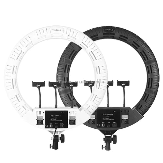 100W ring lamp FS 640II Video Photography Live Broadcast Youtube Vlog Fill Ring Light eyelash artist