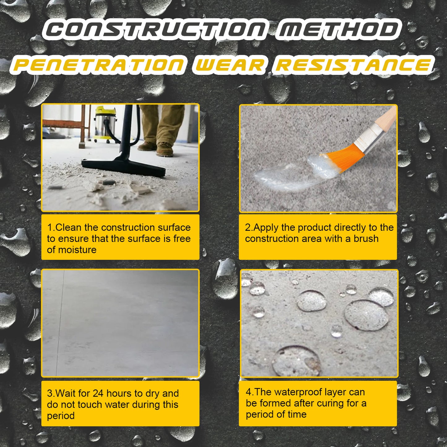 Aysuing Waterproofing Adhesive Sealant Waterproofing Adhesive For Bathroom, Kitchen, Exterior Wall, Tile Repair Coating, Waterproofing Adhesive