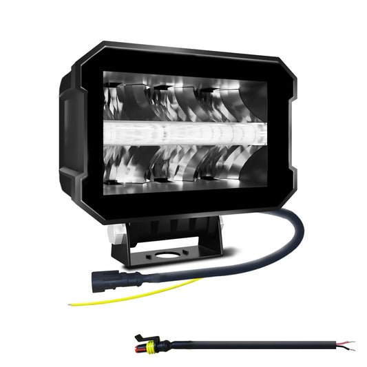 100W LED Car Wroklight High Bright DRL Spotlight 10000LM 6000K Auto Offroad SUV Headlight Truck Driving Fog Lights Headlamp 30V