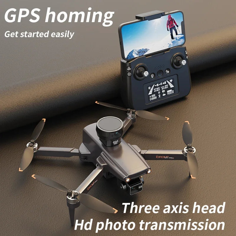 2024 New M105 Drone 3-Axis Gimbal 1080P HD Aerial Photography GPS Brushless Obstacle Avoidance Remote Control Dron Toys Gift