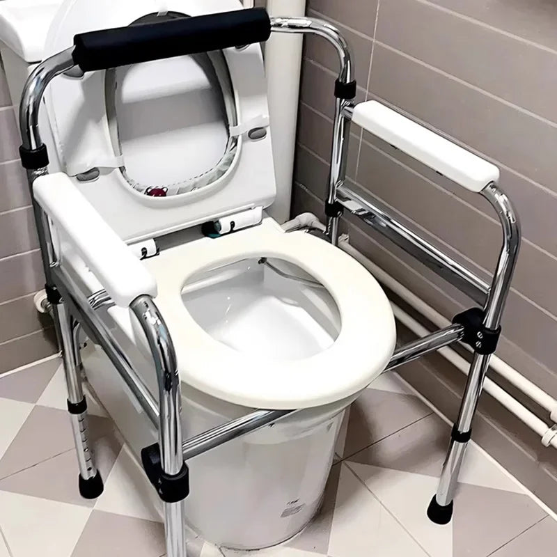 Bedside Potty Chairs Adult Bath Chair Bathroom Use Shower Stool Toilet Home Furniture Senior Asen Tabouret Pliant Portable Foot