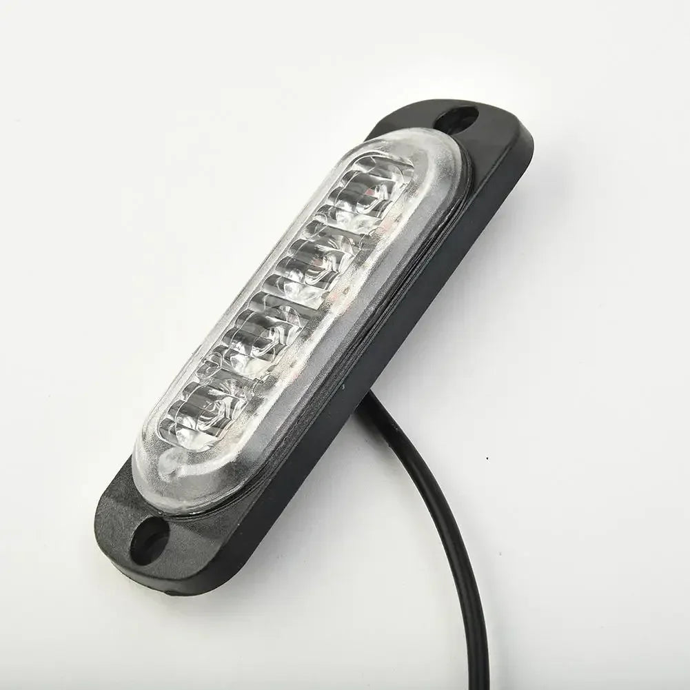 1 PCS 12W 4LED Truck Van Bar Off-Road Car Urgent Work Lamp Driving Fog Lights Yellow Light Bulbs Anti-collision
