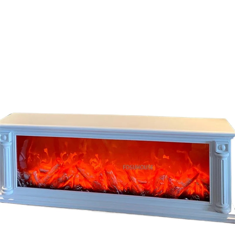 3D Simulierte Kamine Flamme Lampe Gefälschte Brennholz Kamin Europäische Dekoration Ornamente Licht Wohnzimmer TV Schrank Kamin