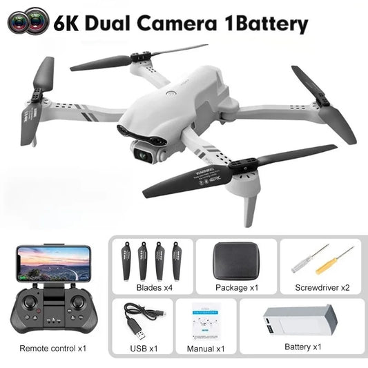 2024 F10 Pro Drone Profesional 6K GPS 5G WIFI FPV Fold Quadcopter With Camera RC Plane 25 Minutes Helicopters Dron Toys For Boys