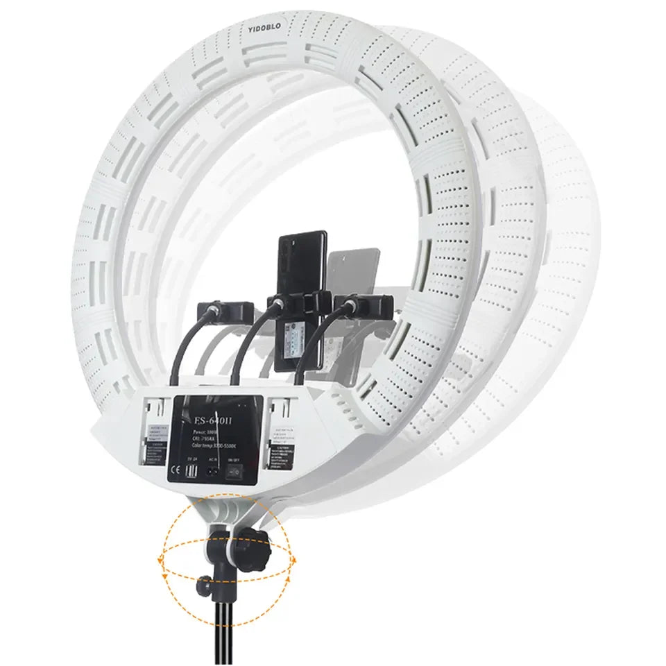 100W ring lamp FS 640II Video Photography Live Broadcast Youtube Vlog Fill Ring Light eyelash artist
